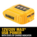 Chargers | Dewalt DCB090 12V/20V MAX Lithium-Ion USB Power Source image number 6