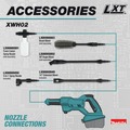 Pressure Washers | Makita XWH02Z 18V LXT Lithium-Ion 320 PSI 0.7 GPM Cordless Power Cleaner (Tool Only) image number 5