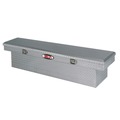 Crossover Truck Boxes | Delta 1-311000 Aluminum Single Lid Slimline Full-size Crossover Truck Box (Bright) image number 0