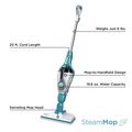 Cyber Monday | Black & Decker HSMC1321 120V 5-in-1 Electric Corded Steam Mop and Portable Steamer - Blue and White image number 12
