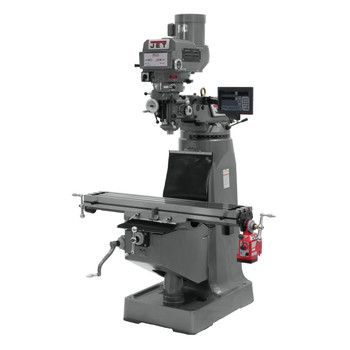 JET JTM-4VS Mill with NEWALL C80 DRO and X Powerfeed Installed - JT9-690087