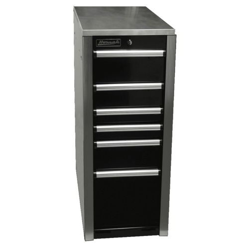 Cabinets | Homak HX08015061 HXL Side Cabinet - Black image number 0