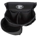 Tool Belts | Klein Tools 5701 PowerLine Series 11 in. x 6 in. x 12 in. 8 Pocket Tool Pouch - Black image number 2