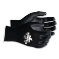 Work Gloves | MCR Safety 9669L Economy PU Coated Work Gloves - Large Black (1-Dozen) image number 1