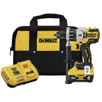 HAMMER DRILLS | Factory Reconditioned Dewalt 20V MAX XR Brushless Lithium-Ion 1/2 in. Cordless Hammer Drill Driver with POWER DETECT Kit (8 Ah) - DCD998W1R