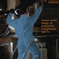July Member-Exclusive Offer Save 10% off on One Item | Ansell KCC 58515 A20 Breathable Particle Protection Coveralls - 2X-Large, Blue (24/Carton) image number 5