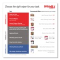 | WypAll 51633 12.5 in. x 23.5 in. Heavy-Duty Foodservice Cloths - Blue (100/Carton) image number 2