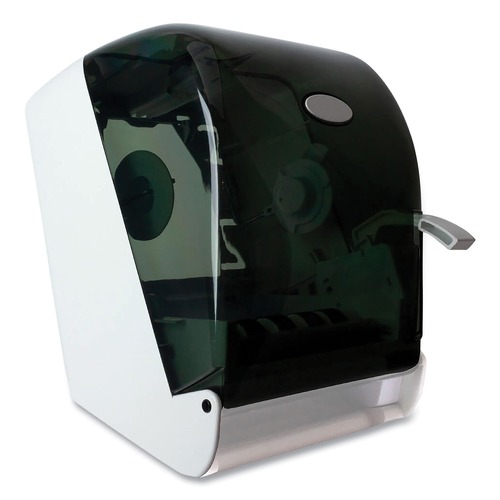  | GEN AG10400ESD 11.25 in. x 9.5 in. x 14.38 in. Lever Action Towel Roll Dispenser - Transparent (1/Carton) image number 0