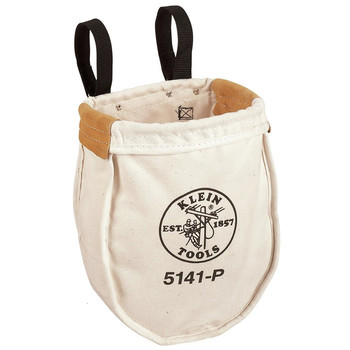 CASES AND BAGS | Klein Tools 10 in. x 5 in. x 12 in. Loop Connection Canvas Utility Tool Bag - 5141P