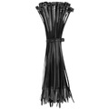 Ropes and Ties | Klein Tools 450-200 100-Piece 7.75 in. 50 lbs. Tensile Strength Heavy Duty Nylon Cable Zip Tie Set - Black image number 0