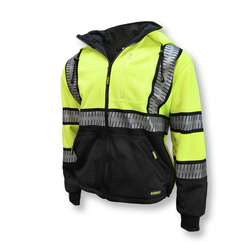 Hoodies and Sweatshirts | Dewalt DSJ32-3ZGS-2X Heavy Duty Class 3 Hooded Fleece Jacket - 2XL image number 0