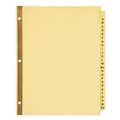 July Member-Exclusive Offer Save 10% off on One Item | Avery 11306 11 in. x 8.5 in. 25-Tab A to Z Preprinted Laminated Tab Dividers with Gold Reinforced Binding Edge - Buff (1-Set) image number 0