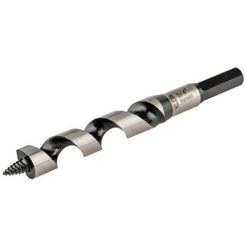 Klein Tools 4 in. x 3/4 in. Steel Ship Auger Bit with Screw Point - 53402