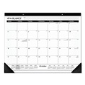  | AT-A-GLANCE SK2416-00 16-Month: Sep 2025 to Dec 2026 21.75 in. x 17 in. Academic Year Ruled Desk Pad - White Sheets, Black Binding/Black Corners image number 0