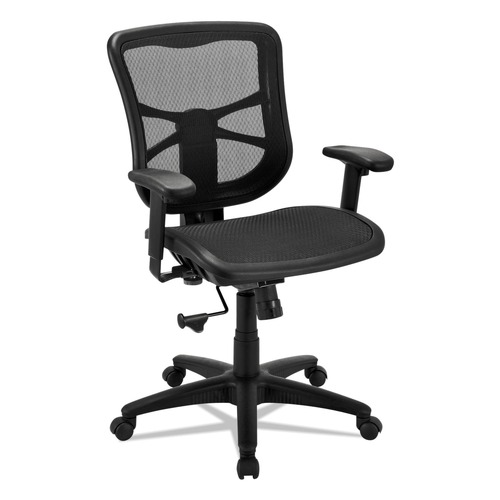 July Member-Exclusive Offer Save 10% off on One Item | Alera ALEEL42B18 17.9 in. to 21.6 in. Seat Height Elusion Series Mesh Mid-Back Swivel/Tilt Chair Supports Up to 275 lbs. - Black image number 0