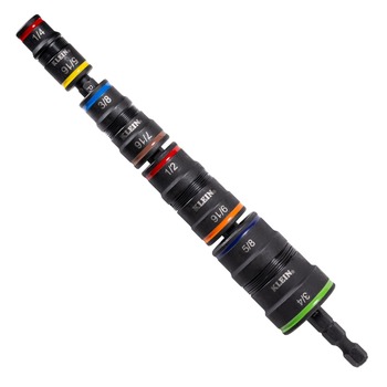 Klein Tools 9-in-1 Impact Rated Flip Socket Set - 32934