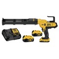 DeWALT Spring Savings! Save up to $100 off DeWALT power tools | Dewalt DCE570D1DCB205-2-BNDL 20V MAX 29 oz. Cordless Adhesive Gun Kit with Battery and (2-Pack) 5 Ah Lithium-Ion Batteries Bundle image number 0