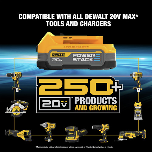 Power Stack Dewalt Battery Size Comparison 20v Dewalt Batteries