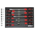 Screwdrivers | Wiha Tools 53180 10-Piece SoftFinish XHeavy Duty Cushion Grip Screwdriver Tray Set image number 4