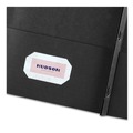 July Member-Exclusive Offer Save 10% off on One Item | Avery 47978 0.5 in. Capacity 11 in. x 8.5 in. Prong Fastener Two-Pocket Folder - Black (25/Box) image number 3