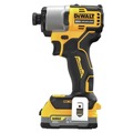 Memorial Day Sale | Dewalt DCF840E1 20V MAX Brushless Lithium-Ion 1/4 in. Cordless Impact Driver Kit (1.7 Ah) image number 2