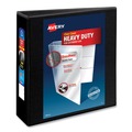 July Member-Exclusive Offer Save 10% off on One Item | Avery 05600 3 Slant Rings 3 in. Capacity 11 in. x 8.5 in. Heavy-Duty Non Stick View Binder with DuraHinge - Black image number 0