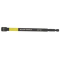 Nut Drivers | Klein Tools 516PNDC 5/16-Inch Magnetic Color-Coded Power Nut Setter, SAE, Impact-Rated Hex Nut Driver with 5-Inch Extended Reach Shaft image number 2