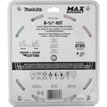 Miter Saw Blades | Makita E-06965 8-1/2 in. 45 Tooth Carbide-Tipped Max Efficiency Miter Saw Blade image number 2