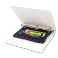 July Member-Exclusive Offer Save 10% off on One Item | Advantus 67024 10 in. x 7.38 in. 3-Hole Punched Binder Pencil Pouch - Black/Clear image number 1
