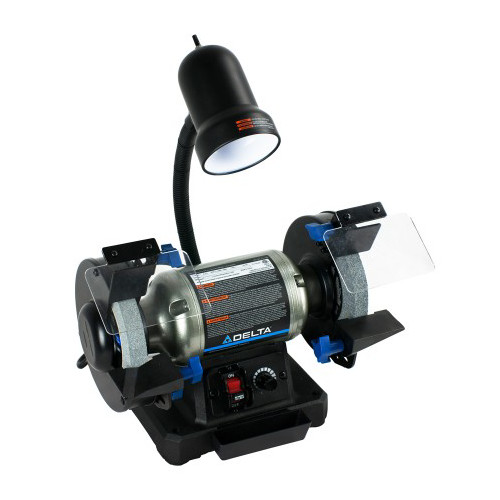 Bench Grinders | Delta 23-196 Variable Speed 6 in. Grinder with Work Light image number 0