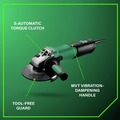 Angle Grinders | Metabo HPT 646563420 120V 13.5 Amp WEV 15-150 HT 6 in. Corded Angle Grinder image number 4