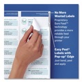 July Member-Exclusive Offer Save 10% off on One Item | Avery 06521 Easy Peel 1 in. x 2.63 in. Inkjet/Laser Printers Mailing Labels with Sure Feed Technology - Glossy Clear (300/Pack) image number 5
