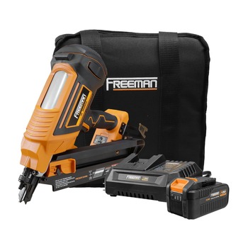 NAILERS AND STAPLERS | Freeman PE20V3490 20V Brushless Lithium-Ion 3-1/2 in. Cordless 34 Degree Framing Nailer Kit (4 Ah)