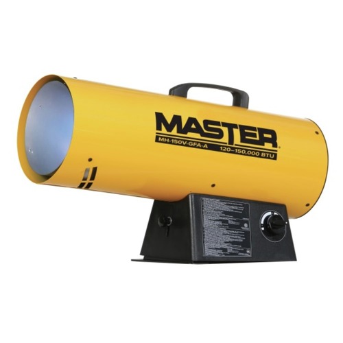 Job Site Heaters | Master 150VMHD-GFA 150000 BTU Propane LP Variable Output Portable Gas Forced Air Heater image number 0