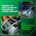 Air Compressors | Metabo HPT EC1315SM 1.5 HP 8 gal. The Tank Oil-Free Trolly Air Compressor image number 8