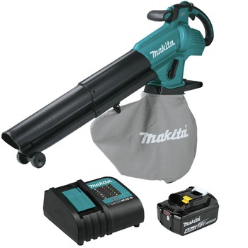 LEAF BLOWERS | Makita 18V LXT Brushless Lithium-Ion 6.6 Gallon Cordless Blower/Vacuum/Mulcher Kit (4 Ah) - XBU07SM1