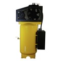 Stationary Air Compressors | EMAX ESP05V080I1 5 HP 80 Gallon 2-Stage Single Phase Industrial Inline Pressure Lubricated Solid Cast Iron Pump Plus SILENT Air Compressor image number 4