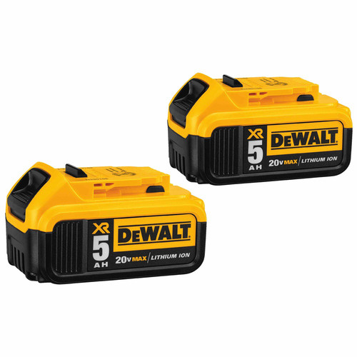 Dewalt DCB205-2CK 20V MAX XR 5 Ah Lithium-Ion Battery (2-Pack) and