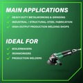 Angle Grinders | Metabo HPT 646646420 Brushless WEPBA 20-150 6 in. Quick DS Angle Grinder image number 4