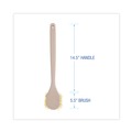  | Boardwalk BWK4320 20 in. Long Polypropylene Fill Handle Utility Brush - Tan image number 1