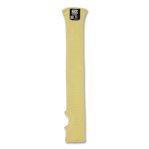 Work Gloves | MCR Safety 9378TE Economy Series DuPont Kevlar Fiber Sleeve - One Size Fits Most/Yellow image number 0