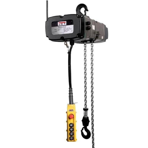 Electric Chain Hoists | JET JT9-140128 230V 16.8 Amp TS Series 2 Speed 5 Ton 15 ft. Lift 3-Phase Electric Chain Hoist image number 0