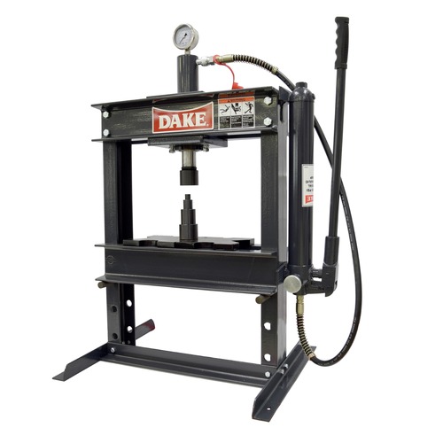Metal Forming | Dake D-972200 Model B-10 10-Ton Manual Powered H-Frame Utility Hydraulic Bench Press image number 0