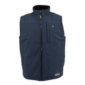 Heated Gear | Dewalt DCHV089D1-S Men's Heated Soft Shell Vest with Sherpa Lining - Small, Navy image number 1