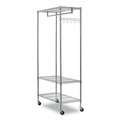 July Member-Exclusive Offer Save 10% off on One Item | Alera ALEGR364818SR 48 in. W x 18 in. D x 75 in. H 40 Garments Wire Shelving Garment Rack - Silver image number 2