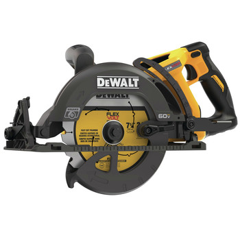 DEWALT FLEXVOLT SYSTEM | Dewalt 60V MAX FLEXVOLT 7-1/4 in. Cordless Worm Drive Style Saw (Tool Only) - DCS577B