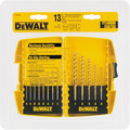 Bits and Bit Sets | Dewalt DW1363 13 Pc Titanium Split Point Drill Bit Set image number 1