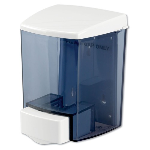  | Impact 9335 4.5 in. x 4 in. x 6.25 in. 900 mL Encore Foam-eeze Bulk Foam See Thru Soap Dispenser - White image number 0