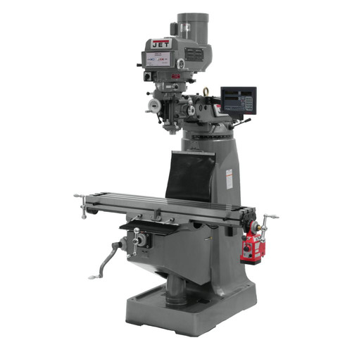 Milling Machines | JET JTM-4VS Mill with 3-axis NEWALL DP700 DRO Knee and X Powerfeed Installed image number 0