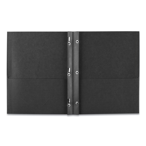 July Member-Exclusive Offer Save 10% off on One Item | Avery 47978 0.5 in. Capacity 11 in. x 8.5 in. Prong Fastener Two-Pocket Folder - Black (25/Box) image number 0
